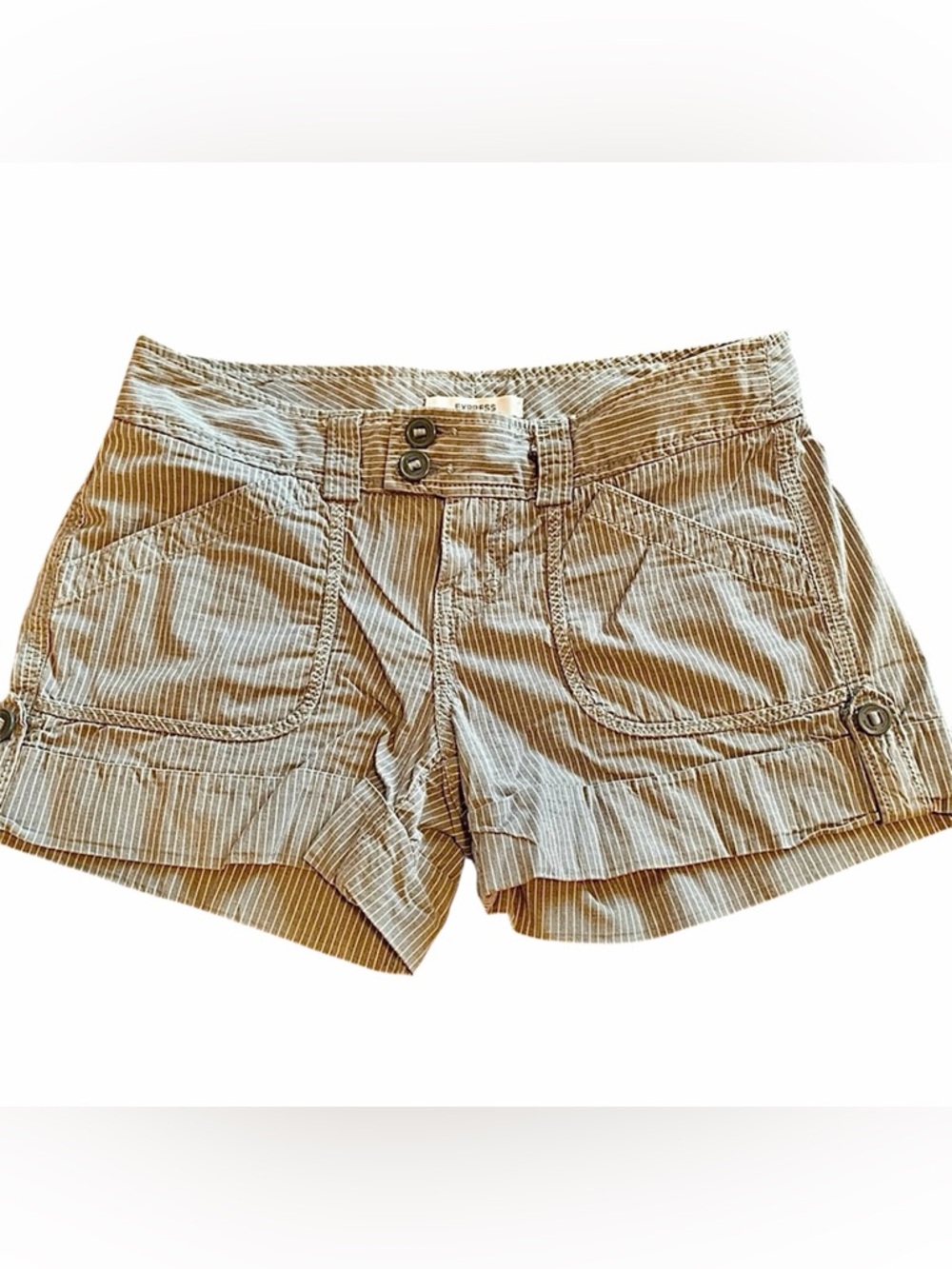 Express pinstripe shorts